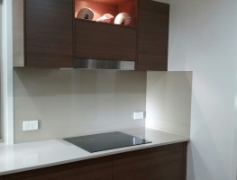 Colourbacked Glass Splashback by Graphic Glass Services Qld