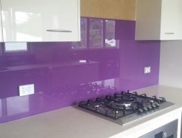 Colourback Glass Splashback by Graphic Glass Services Qld