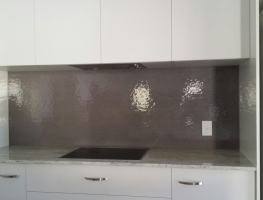 Colourback Glass Splashback by Graphic Glass Services Qld