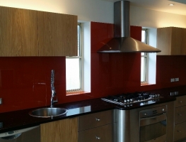 Colourback Glass Splashback by Graphic Glass Services Qld