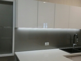 Colourback Glass Splashback by Graphic Glass Services Qld