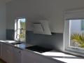 Colourbacked Glass Splashback in Coarse Silver by Graphic Glass Services