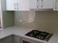 Colour Match Colourback Glass Kitchen Splashback by Graphic Glass Services Qld