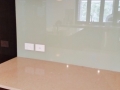 Custom Colourback Glass Kitchen Splashback by Graphic Glass Services Qld