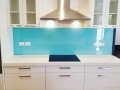 Colourback Glass Splashback in Tropical Splash by Graphic Glass Services Qld