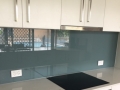 Graphic Glass Services Glass Kitchen Splashback Western Sky Blue Colour