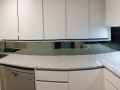 Smokey Grey Toughened Mirrored Splashback Glass