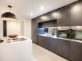 Grey Mirror Kitchen Splashback by Graphic Glass Services Qld