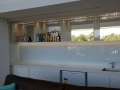 Colour Back Bar Splashback by Graphic Glass Services Qld