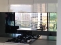 Toughened MIrror Splashback by Graphic Glass Services Qld