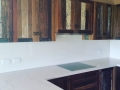 Classic White Colourback Glass Kitchen Splashback by Graphic Glass Services Qld