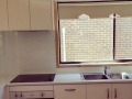 White Colourback Glass Kitchen Splashback by Graphic Glass Services Qld