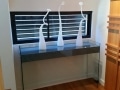Glass Console Table by Graphic Glass Services