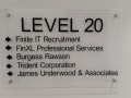 Acrylic/Vinyl Signage by Graphic Glass Services Qld