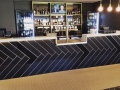 Black Colourback Glass Panels by Graphic Glass Services Qld for the Qld Cricketers Club