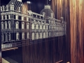 Parliament House Brisbane Sandblasted Mirror Lift Interior Panels by Graphic Glass Services Qld
